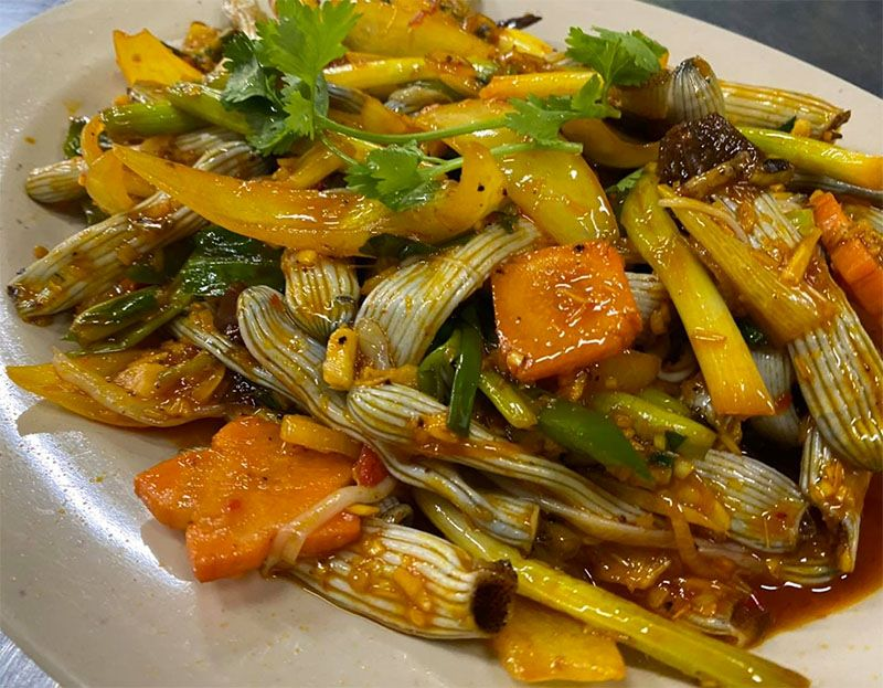 Buffet hải sản bãi cháy 